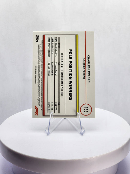 Charles Leclerc Pole USA Purple/Green