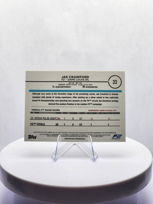 Jak Crawford - Future Stars - Gold Refractor 42/50