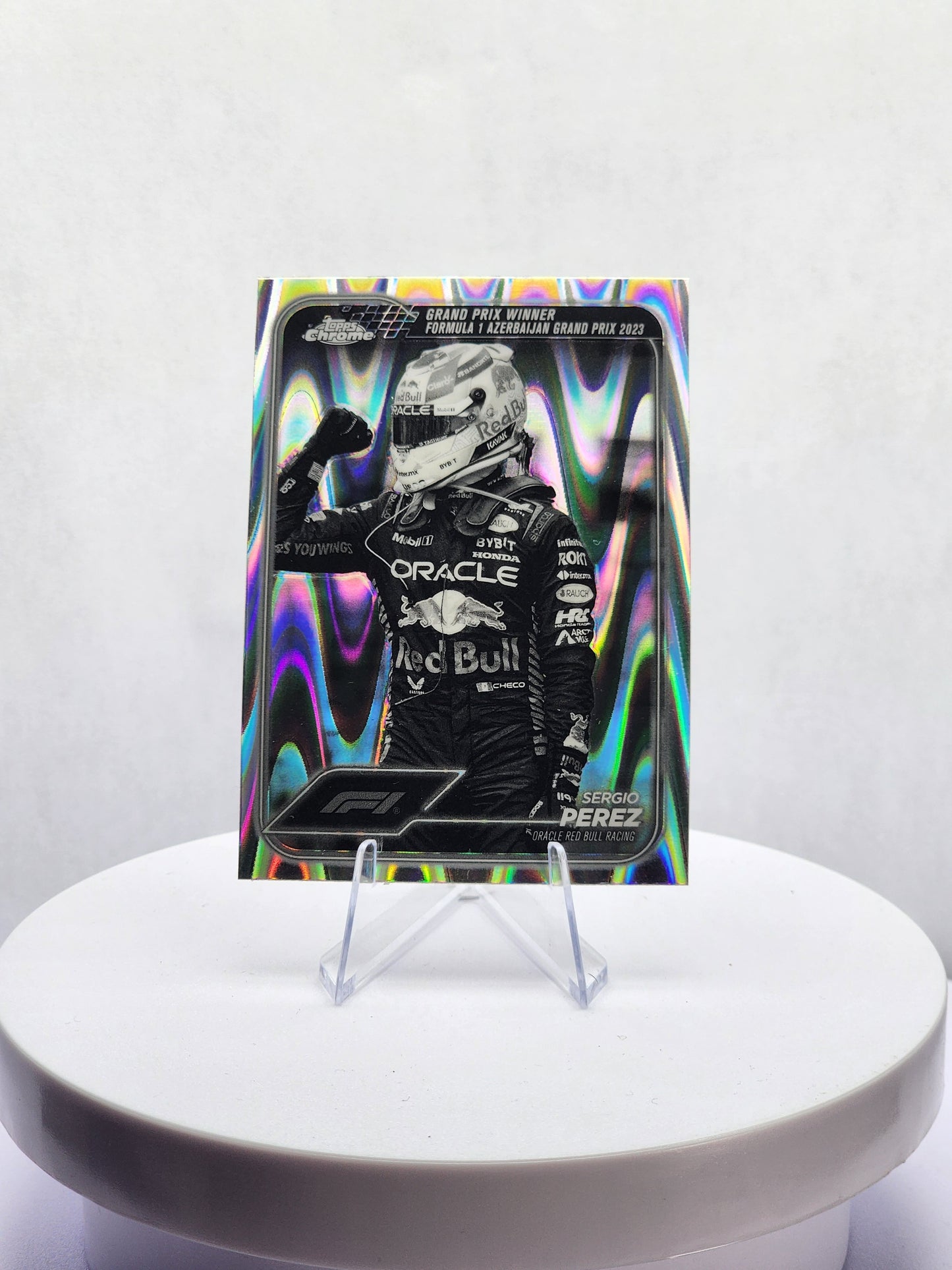 Sergio Perez - GP Winner Azerbaijan - B&W Raywave