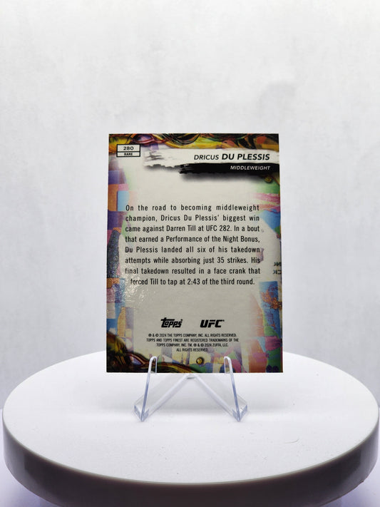 Dricus du Plessis - Blue Refractor Rare - 46/99