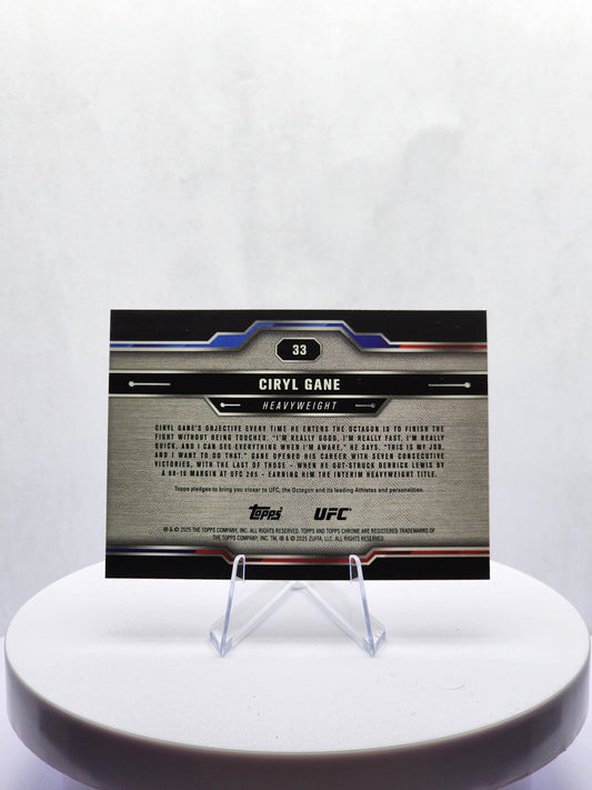 Ciryl Gane Negative Refractor