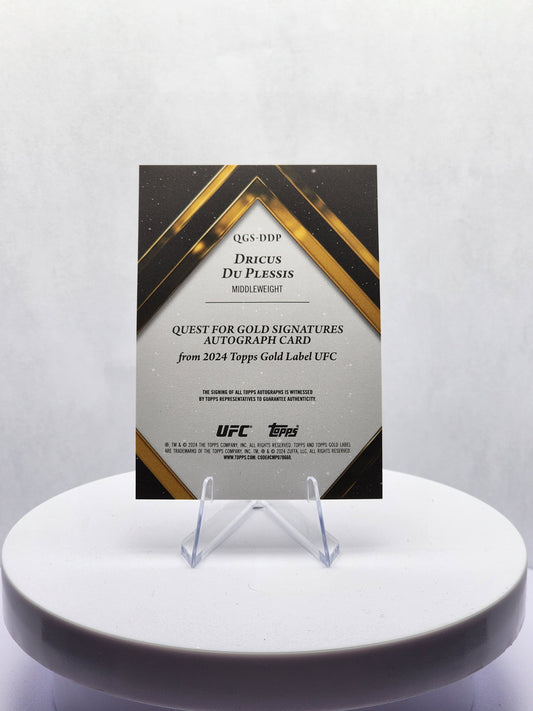Dricus Du Plessis - Quest for Gold Auto - 109/149