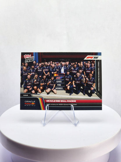 Red Bull Racing claim victory on 400th GP start