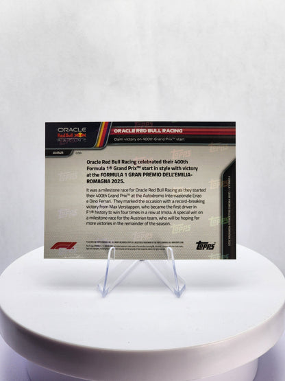 Red Bull Racing claim victory on 400th GP start