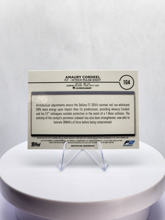 Amaury Cordeel Car Image Green 04/99