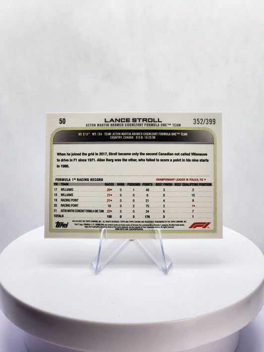 Lance Stroll Gold/Purple