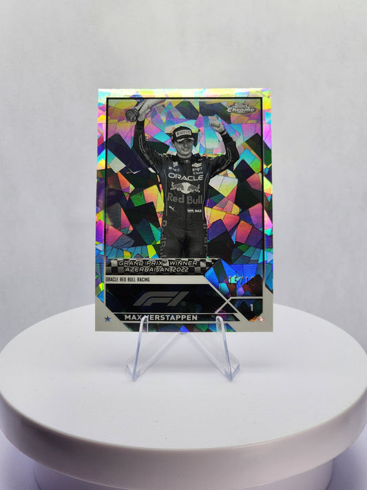 Max Verstappen GP Winner Azerbaijan Black & White 15/15