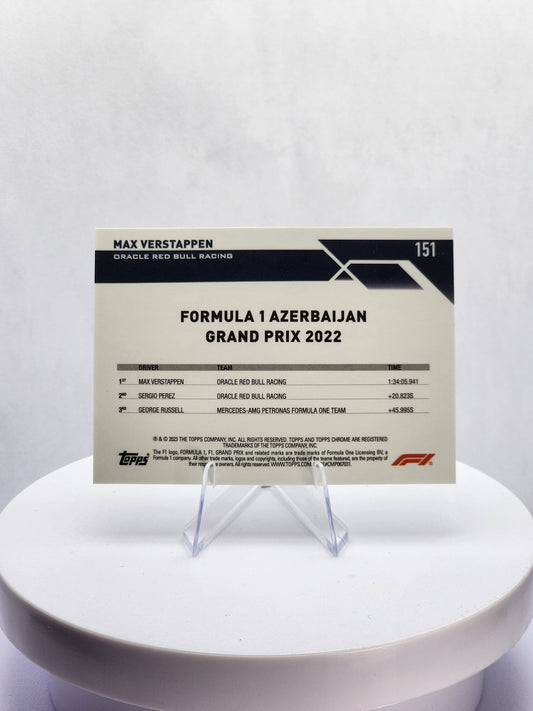 Max Verstappen GP Winner Azerbaijan Black & White 15/15
