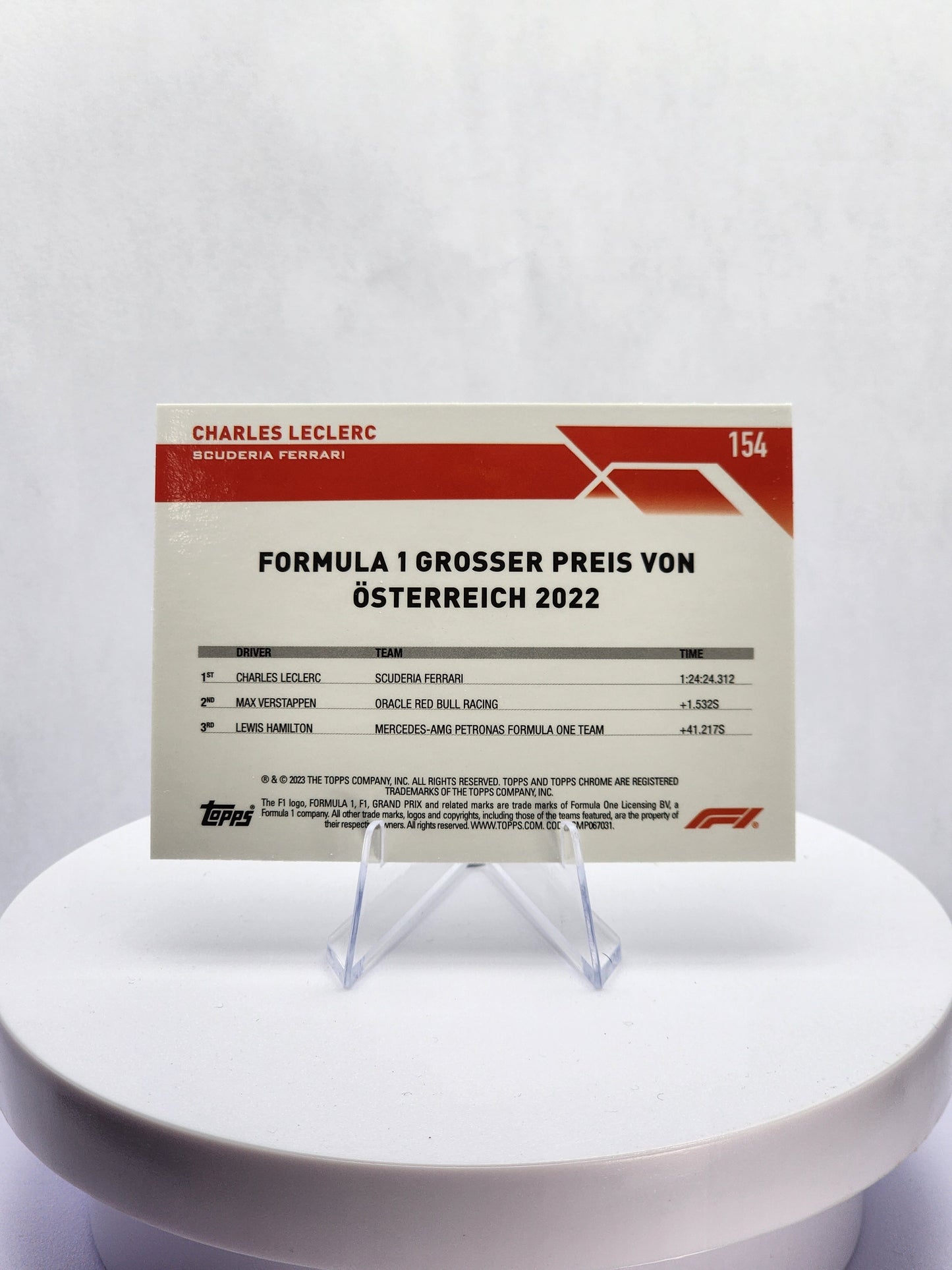 Charles Leclerc GP Winner Austria Purple 83/399