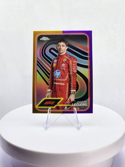 Charles Leclerc Portrait Gold/Purple