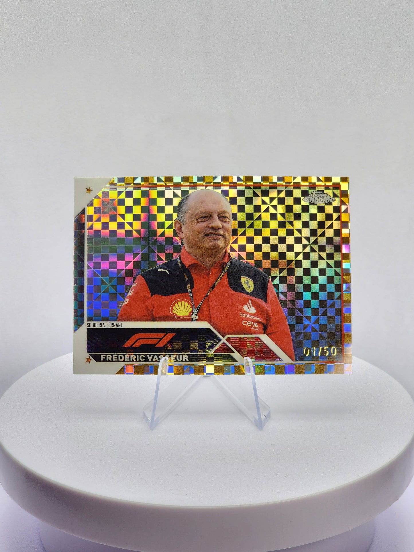 Frederic Vasseur Gold Checker 01/50