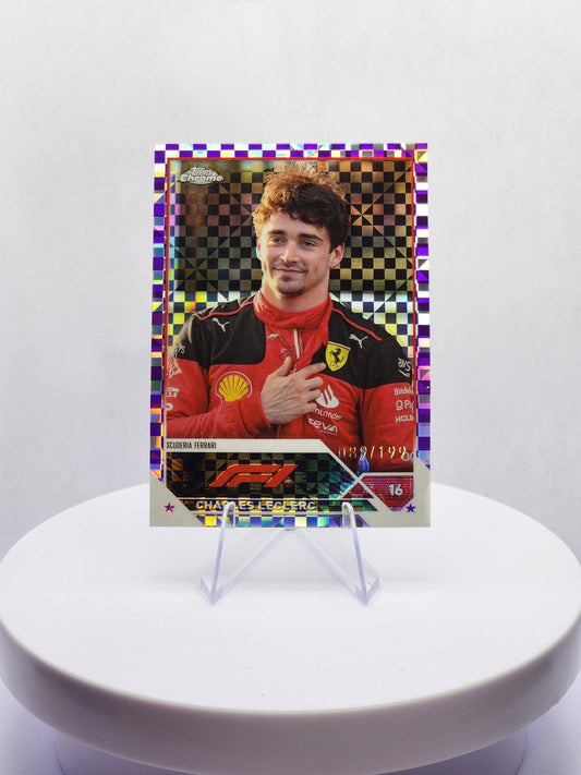 Charles Leclerc Purple Checker 89/199