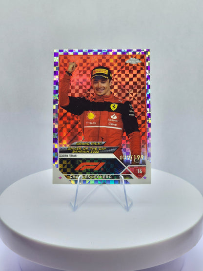 Charles Leclerc DOTD Bahrain Purple Checker 89/199