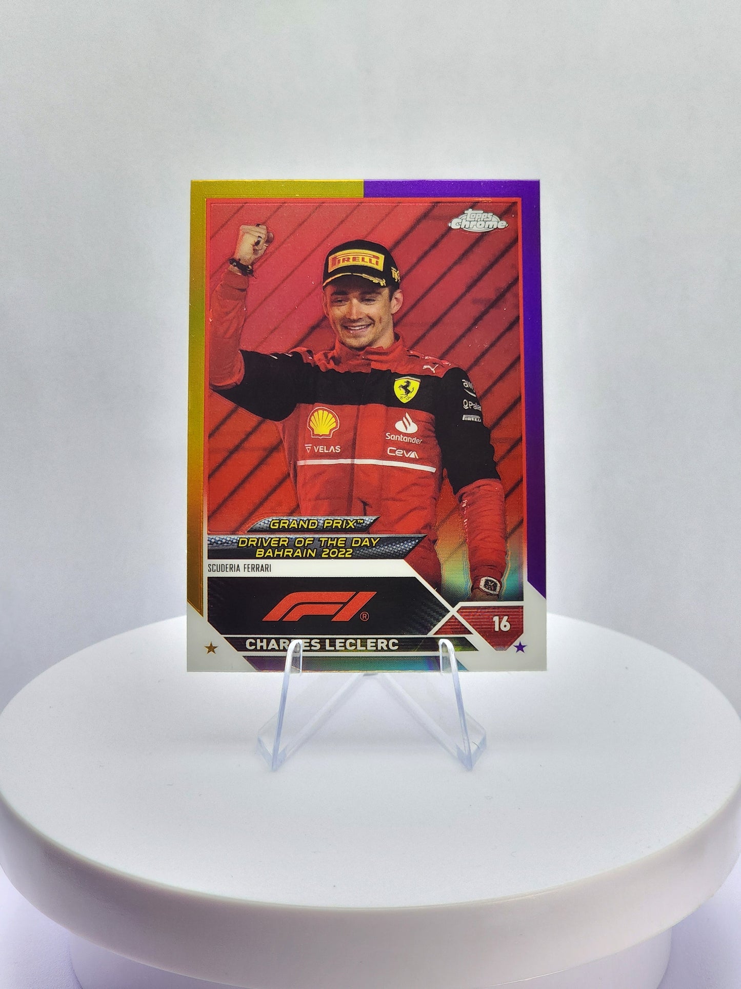 Charles Leclerc DOTD Bahrain Gold/Purple