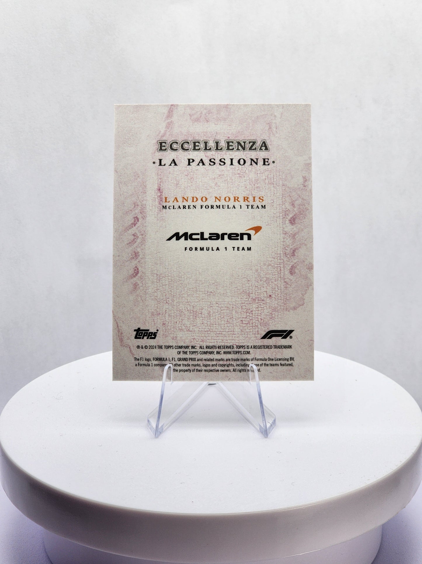 Lando Norris La Passione Pink 31/75