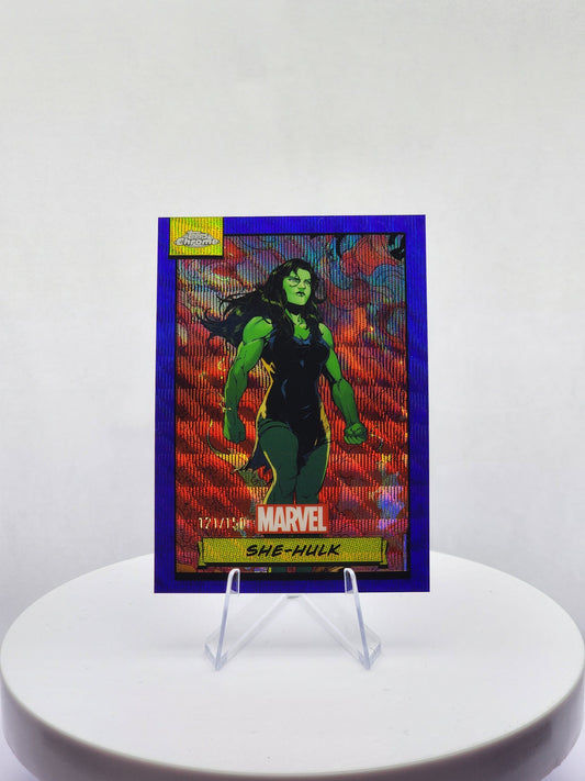 She-Hulk Blue Wave Refractor 121/150