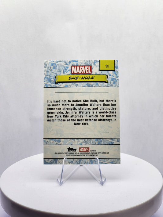 She-Hulk Blue Wave Refractor 121/150