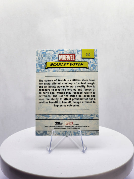 Scarlet Witch Gold Wave Refractor 6/50