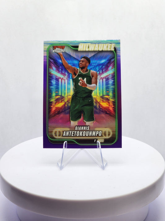 Giannis Antetokounmpo Purple Refractor