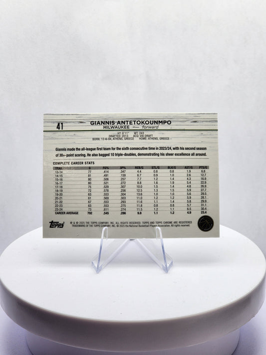 Giannis Antetokounmpo Purple Refractor