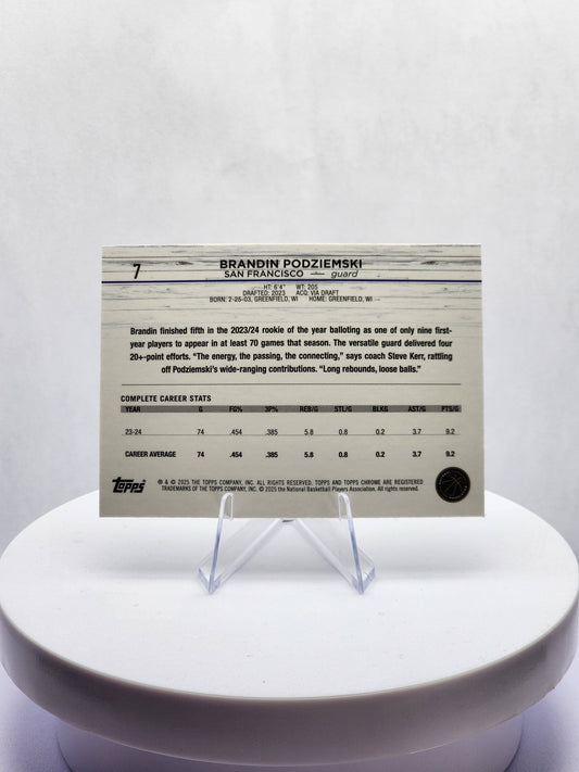 Brandon Podziemski Purple Wave 3/275