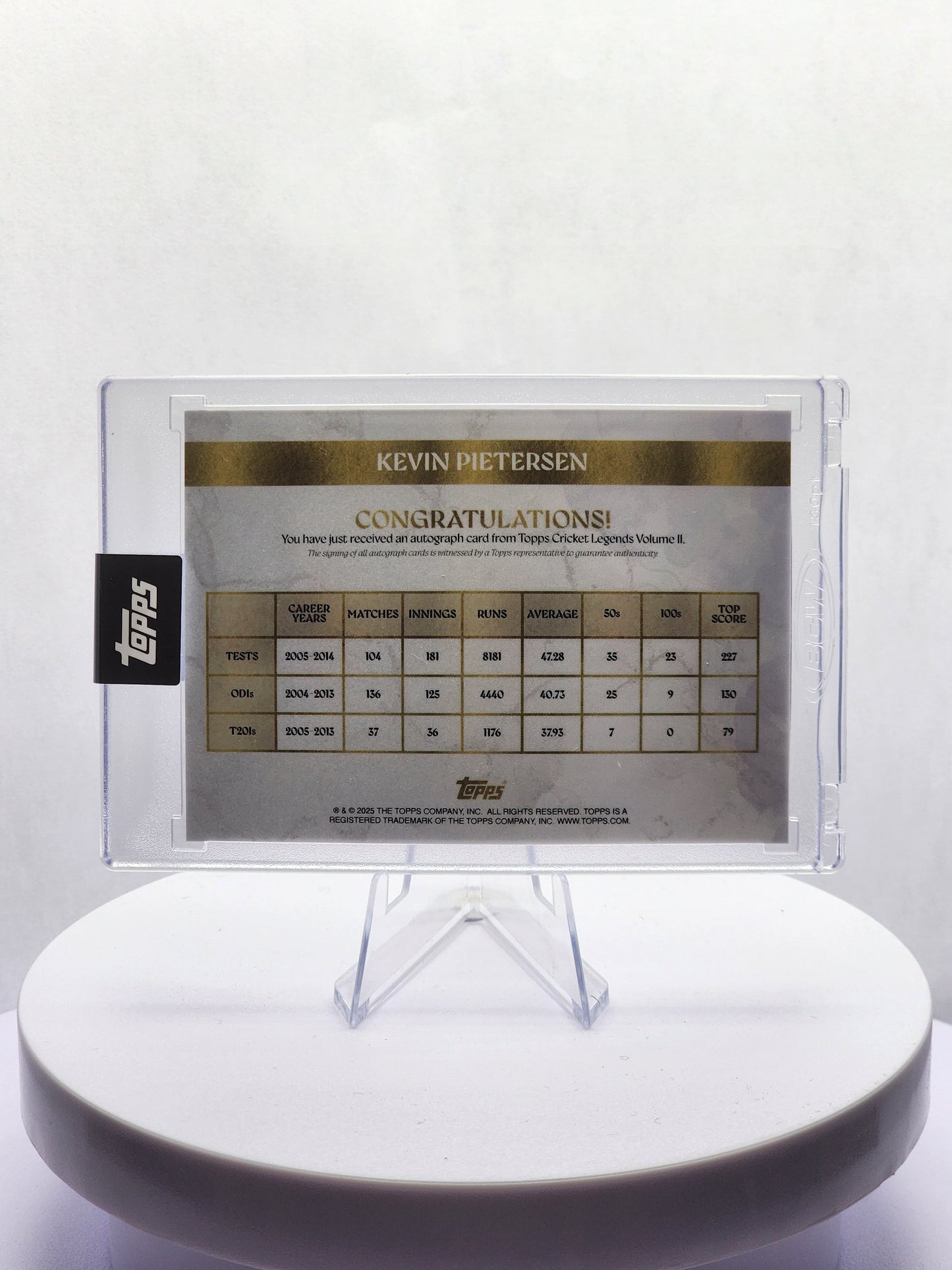 Kevin Pietersen - Auto 1/1