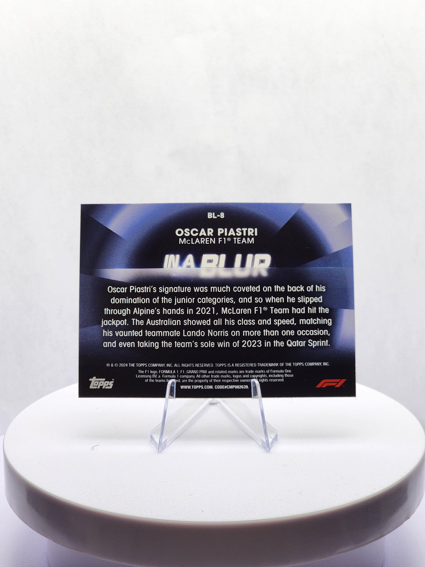 Oscar Piastri - In a Blur