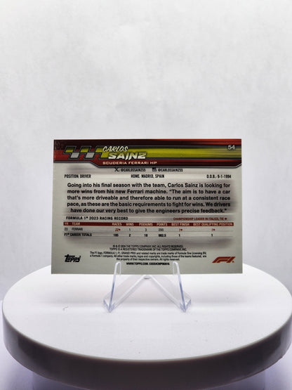 Carlos Sainz - Foil Portrait #54