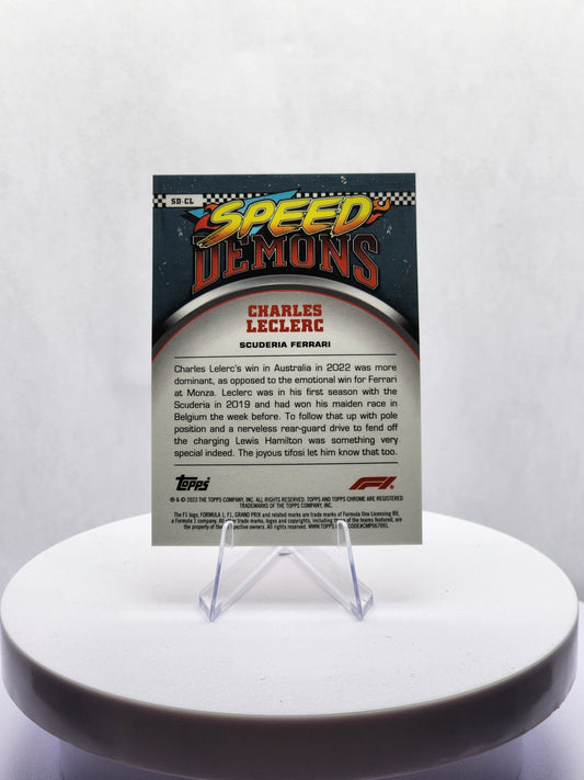 Charles Leclerc Speed Demons Orange Refractor 14/25