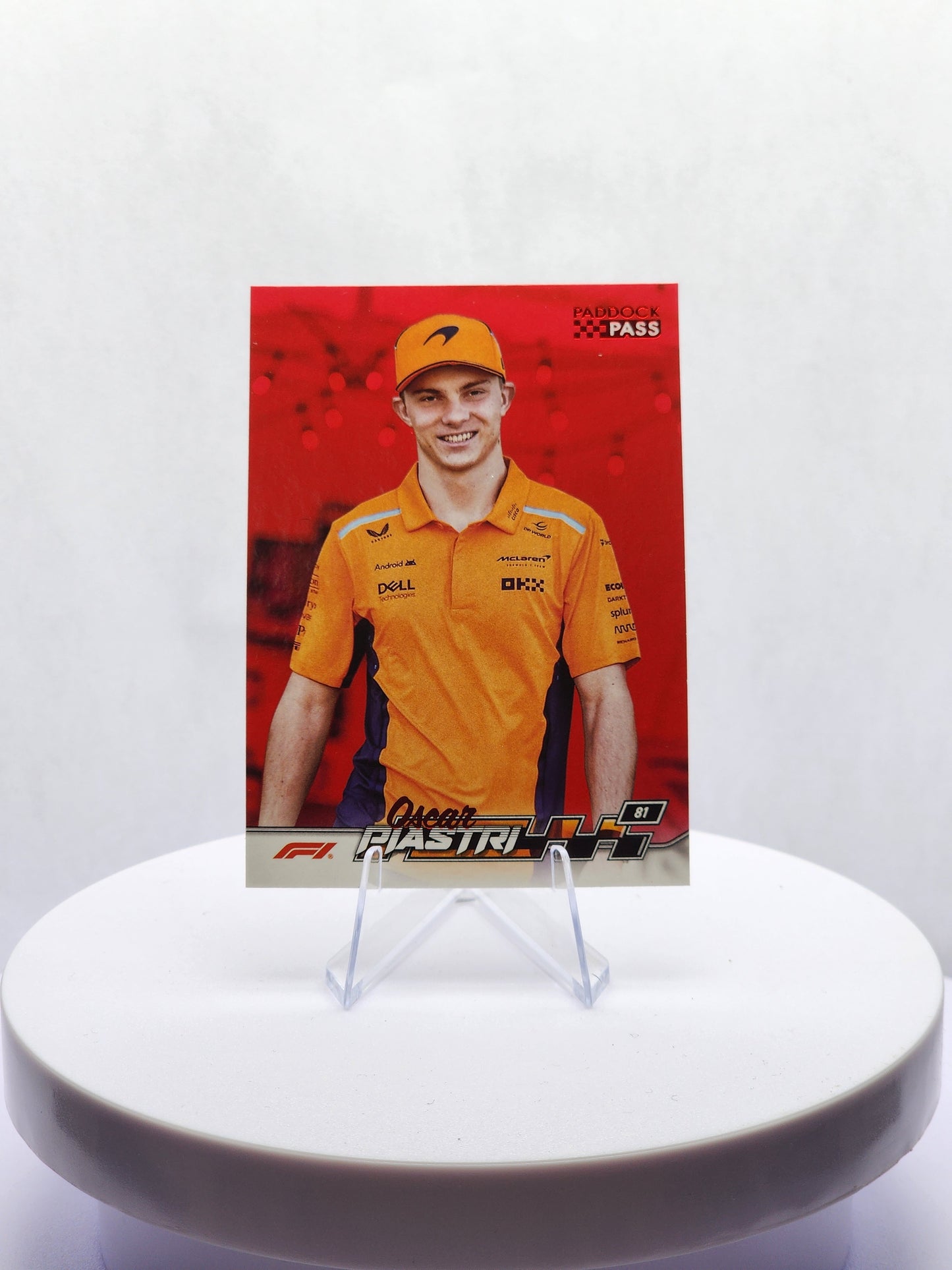 Oscar Piastri - Red Portrait #8