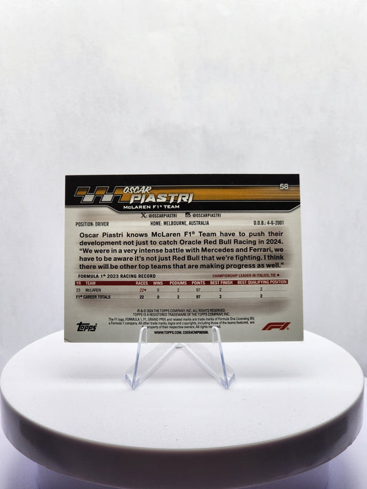 Oscar Piastri - Helmet Shot #58