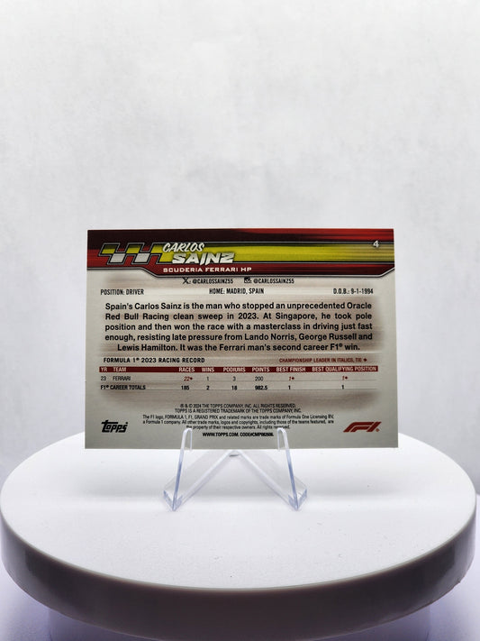 Carlos Sainz - Blue Portrait #4