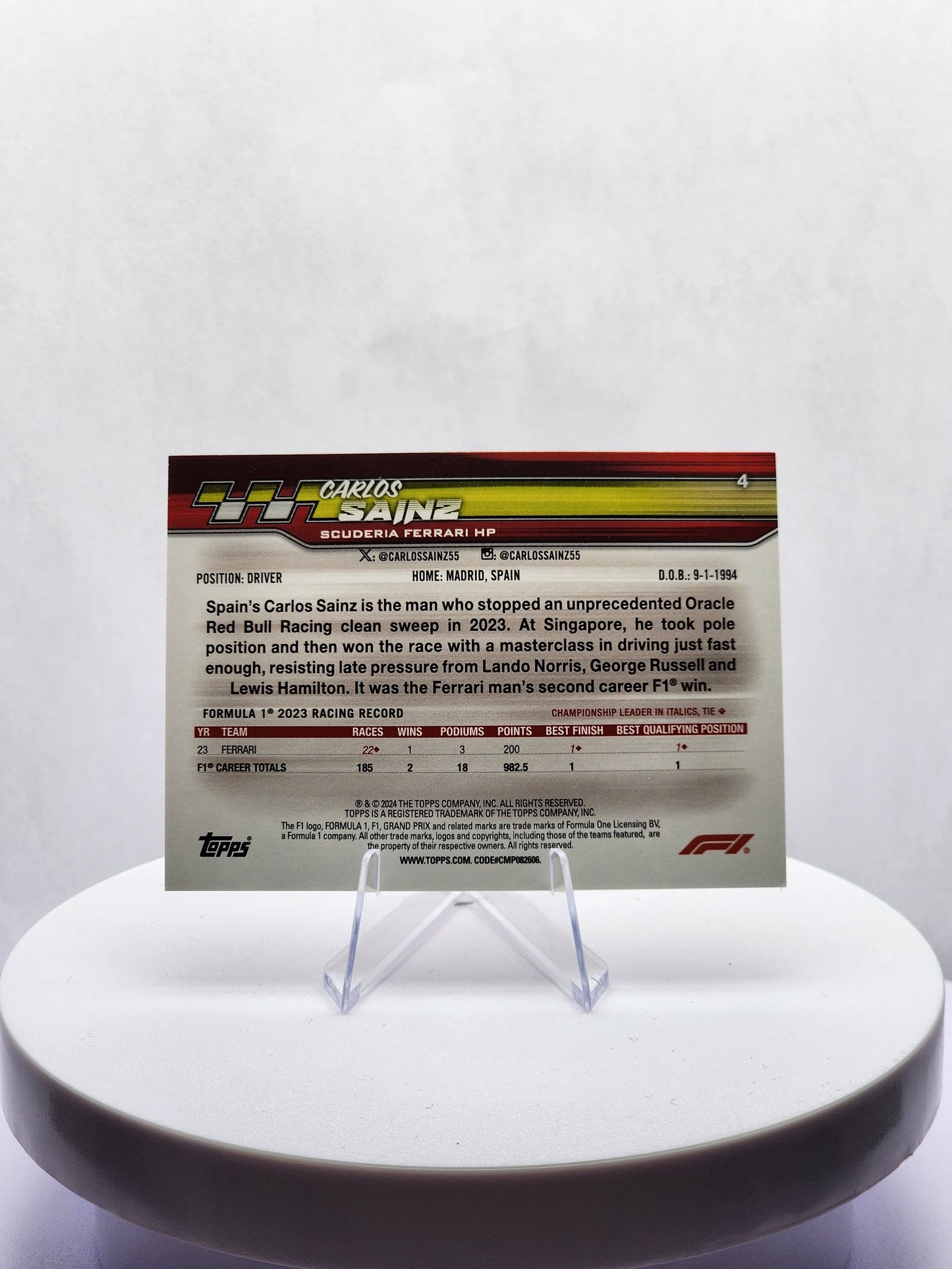 Carlos Sainz - Portrait #4