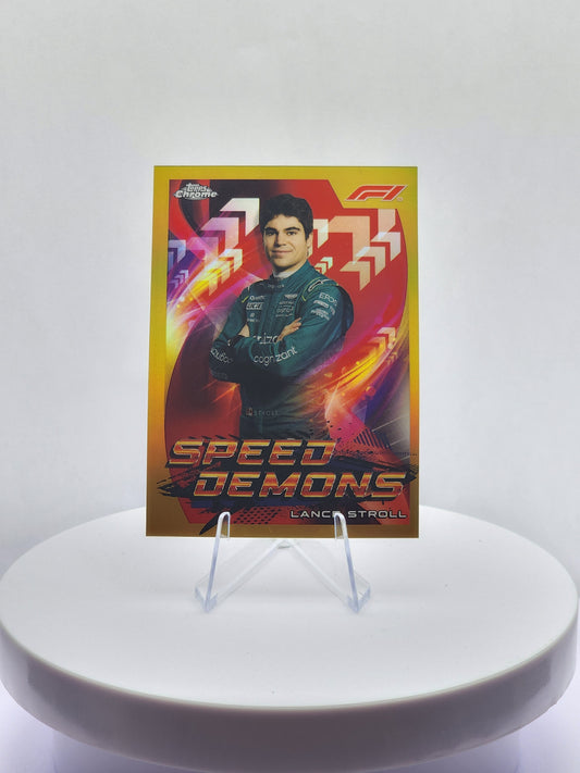 Lance Stroll - Speed Demons - Gold Refractor 49/50