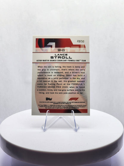 Lance Stroll - Speed Demons - Gold Refractor 49/50