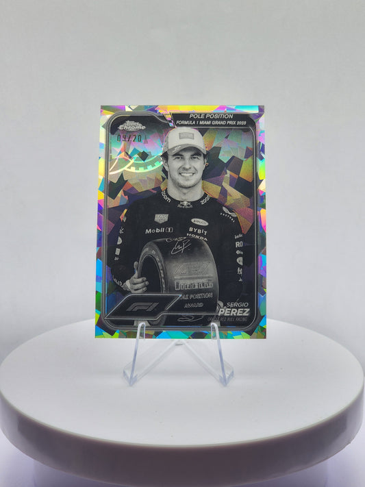 Sergio Perez - Pole Position Miami - Black & White 09/20
