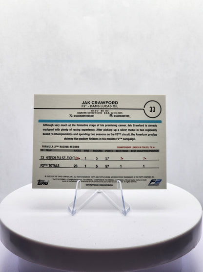 Jak Crawford - Future Stars - Gold Refractor 42/50