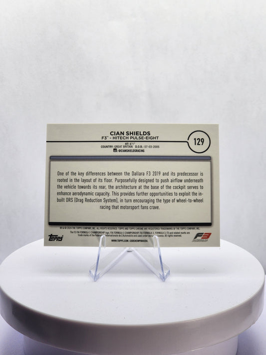 Cian Shields - Car Image - Purple Refractor 08/10