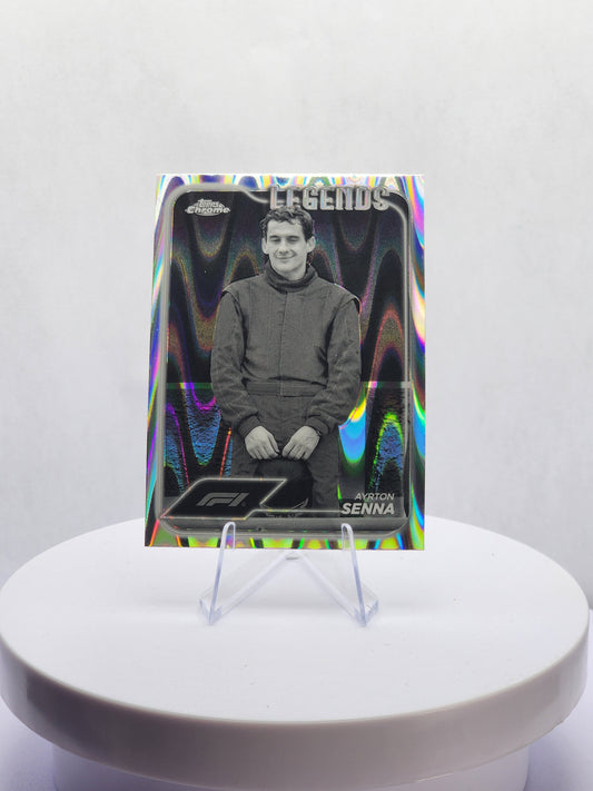 Ayrton Senna - Legends - B&W Raywave