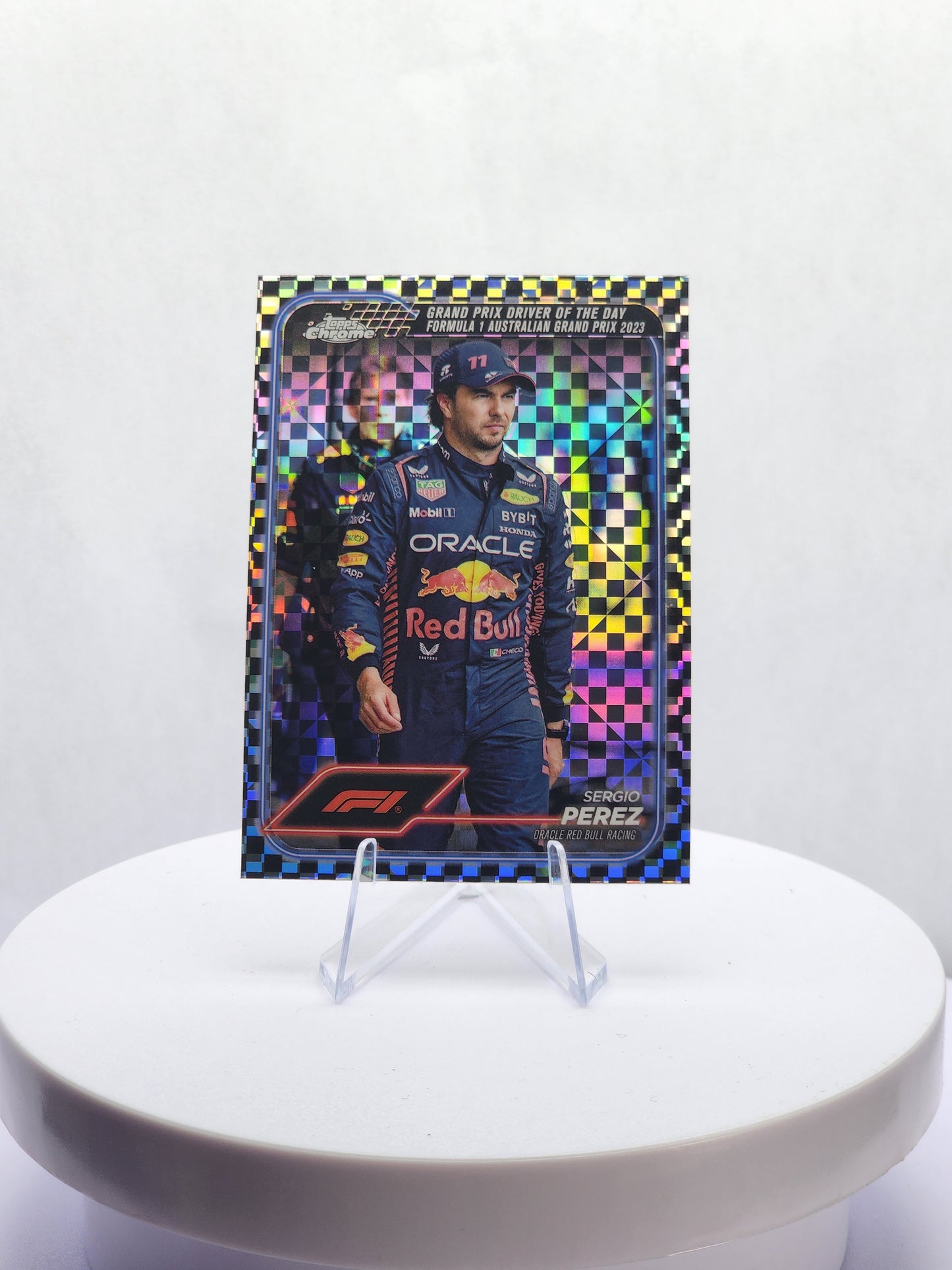 Sergio Perez - GP Winner Australia - B&W Checker