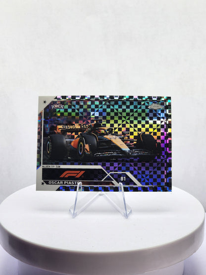 Oscar Piastri - Car Image RC - B&W Checker