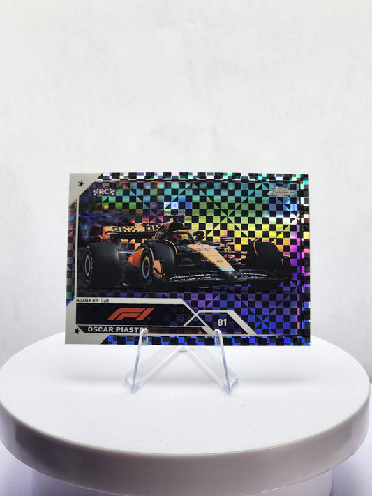 Oscar Piastri - Car Image RC - B&W Checker