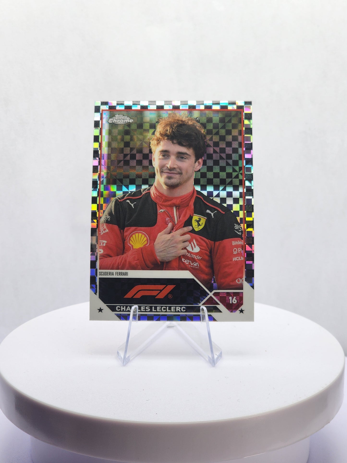 Charles Leclerc - B&W Checker