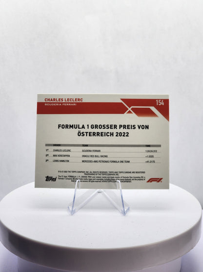 Charles Leclerc - GP Winner Austria - B&W Checker