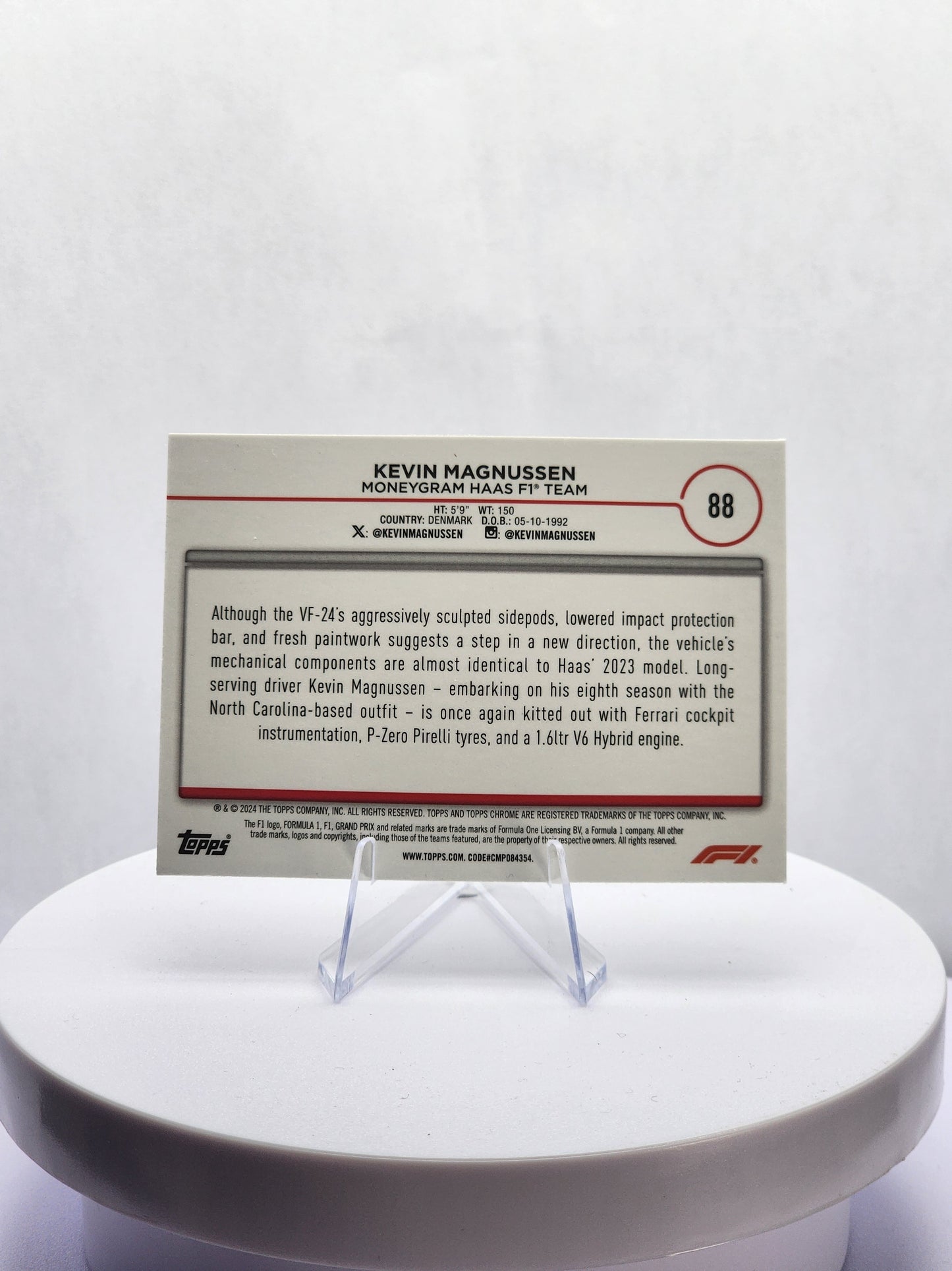 Kevin Magnussen - Car Image - Sepia Refractor