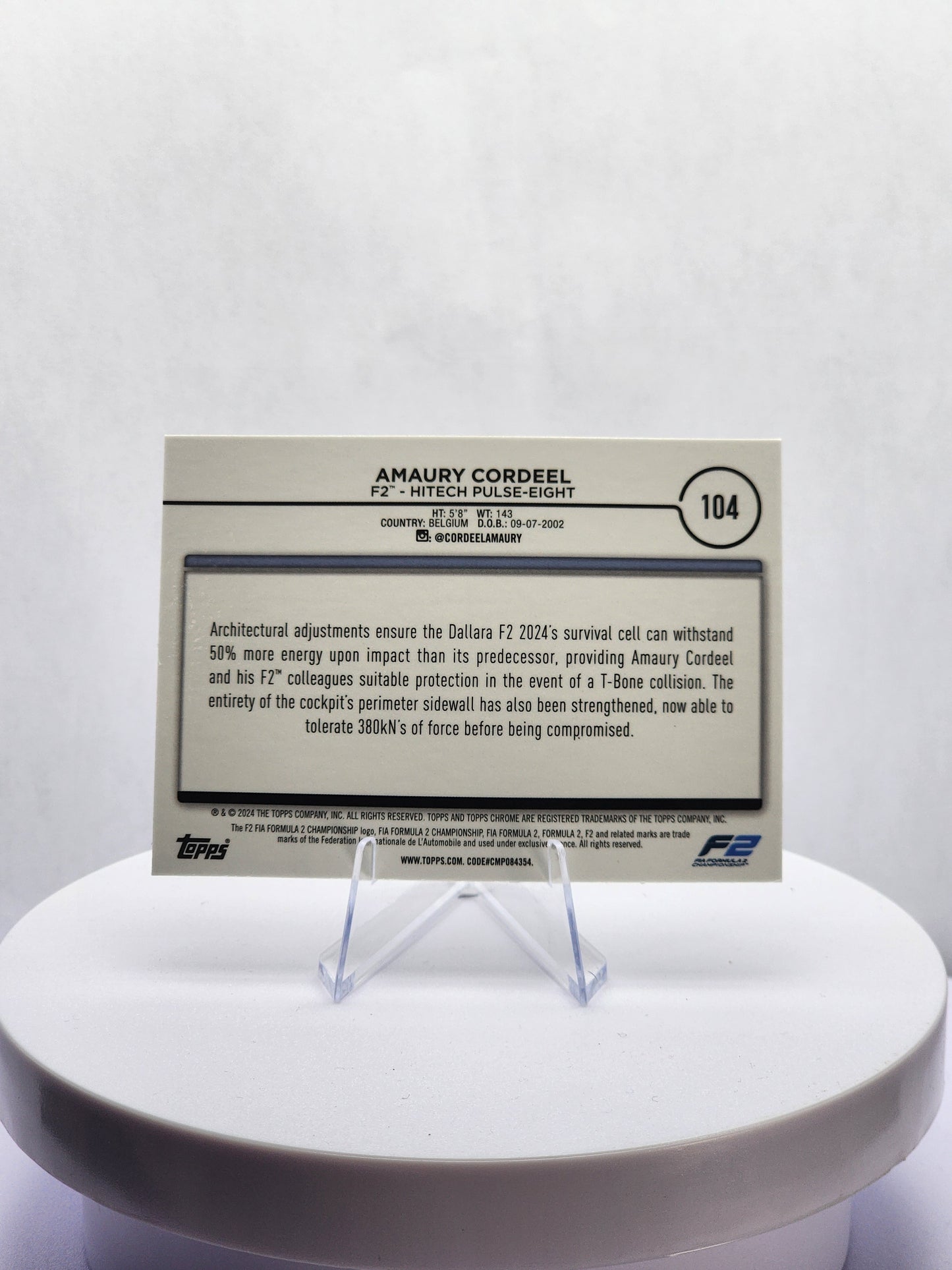 Amaury Cordeel - Car Image - Sepia Refractor