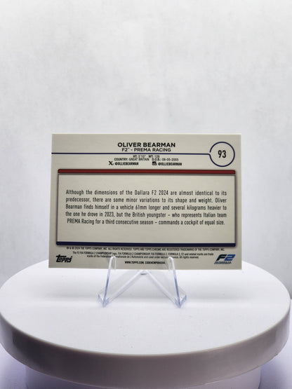 Oliver Bearman - Car Image - B&W Raywave