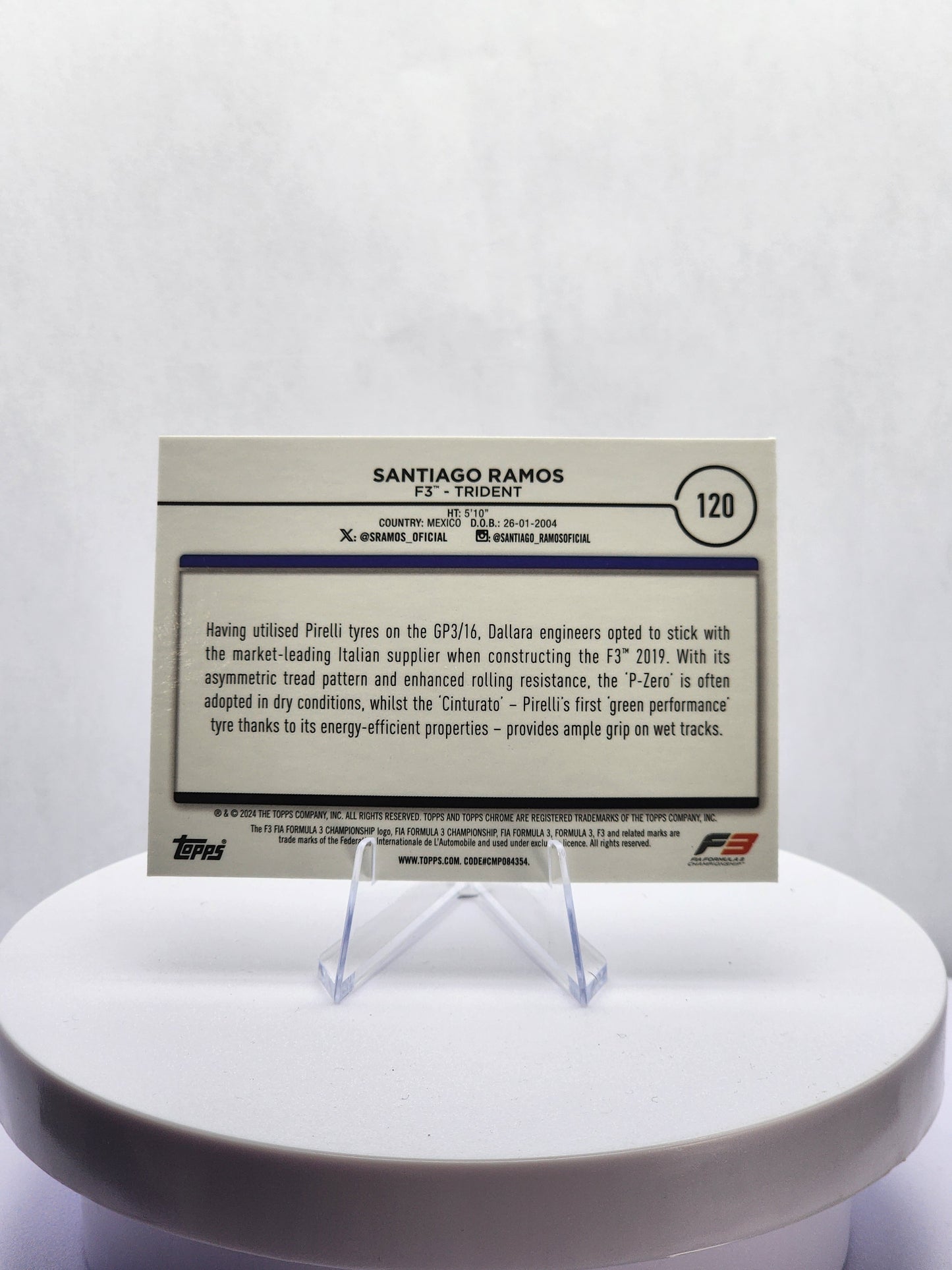 Santiago Ramos - Car Image - Checker Flag