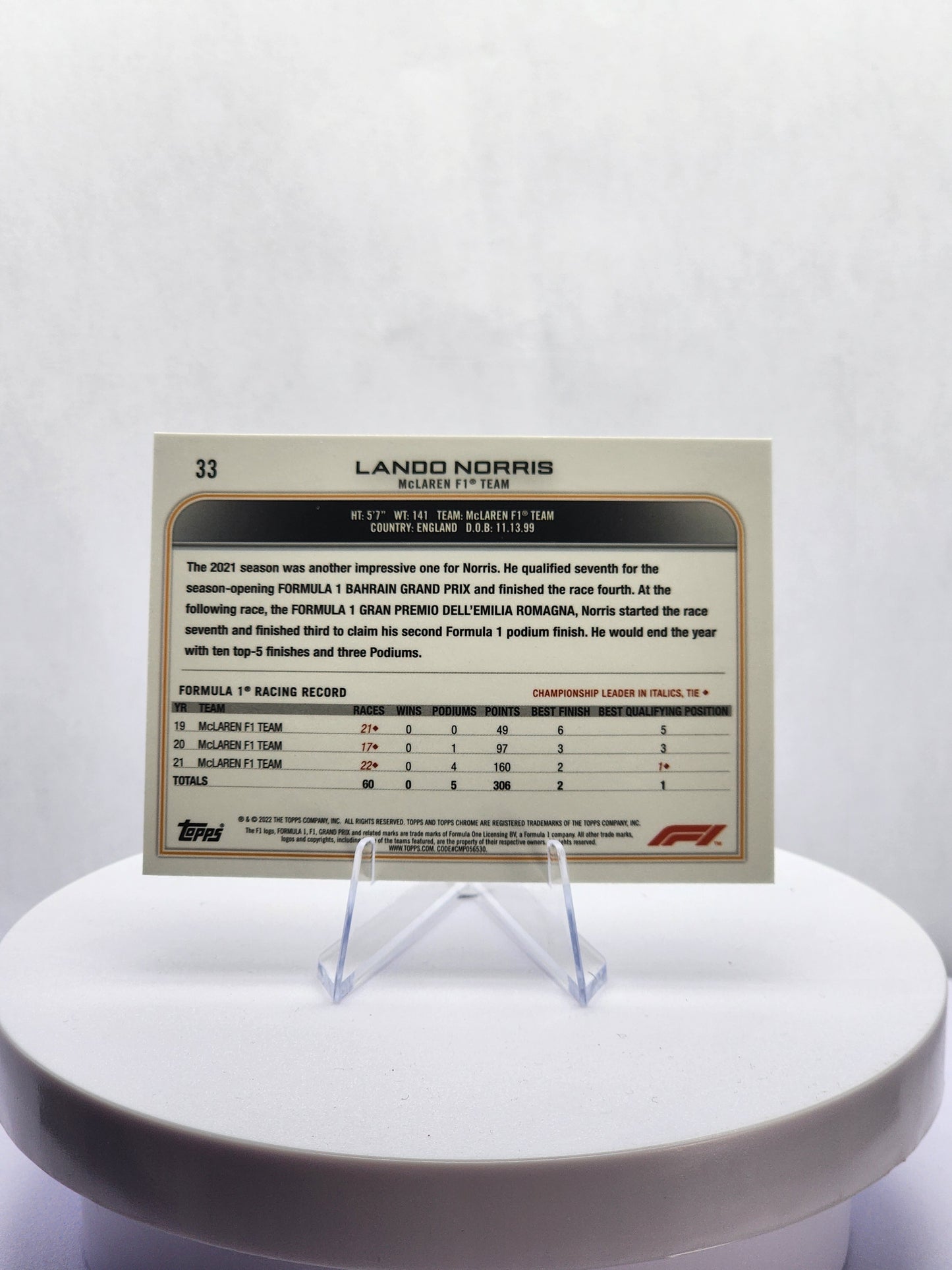 Lando Norris - Portrait