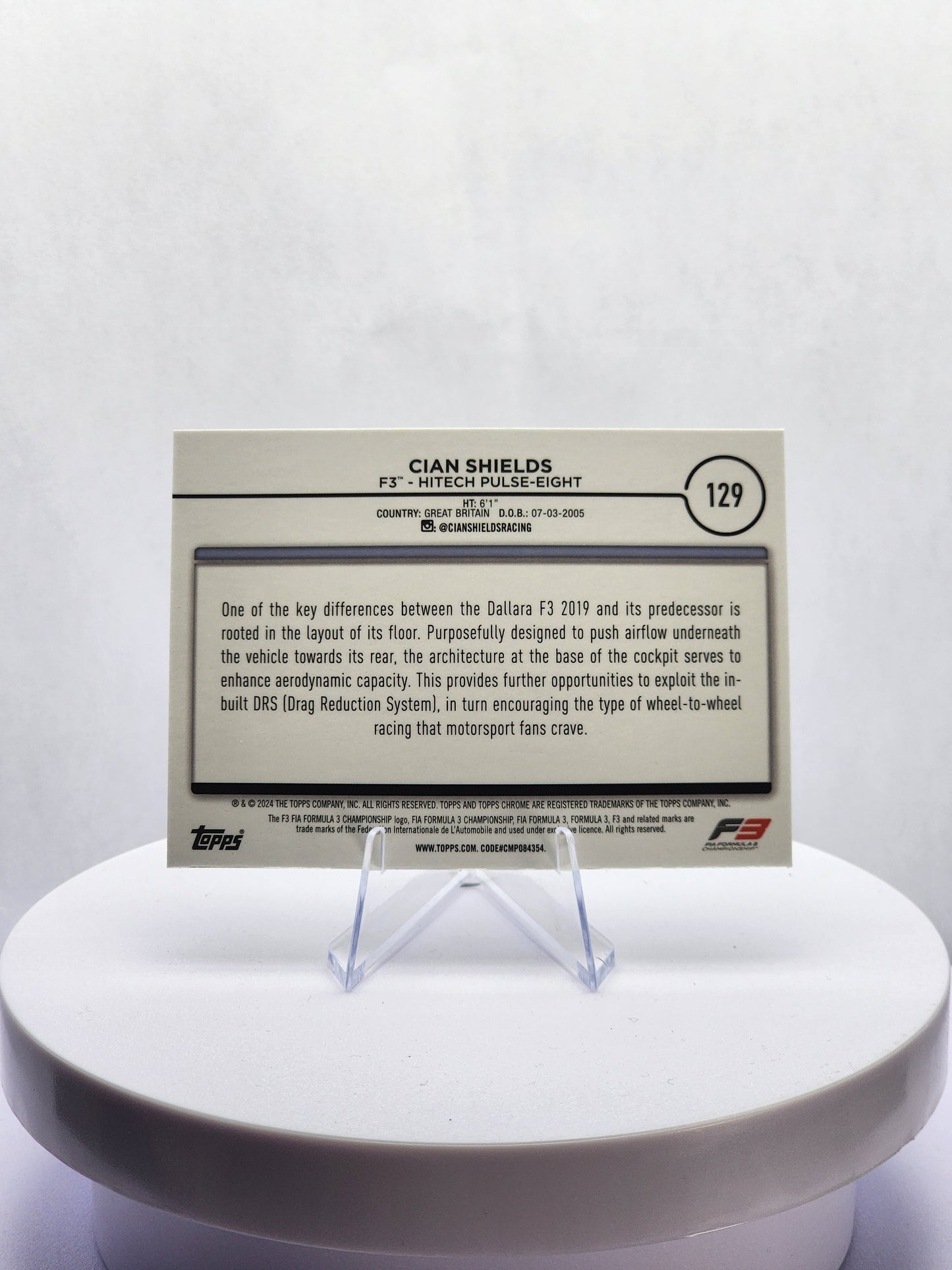 Cian Shields - Car Image